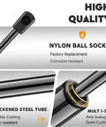 Toyota Camry Hood Lift Supports 2007 2011 Gas Springs Shocks Struts nylon ball socket and steel tube features