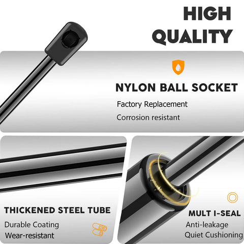 Toyota Camry Hood Lift Supports 2007 2011 Gas Springs Shocks Struts nylon ball socket and steel tube features