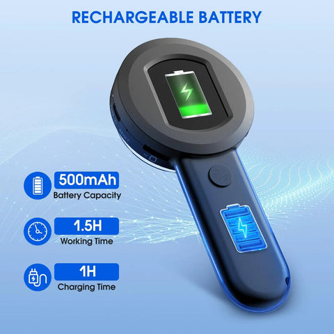 Handheld Digital Microscope With Light 100X Fixed Focus, 2 Inch LCD Screen, LED Illumination, rechargeable battery display