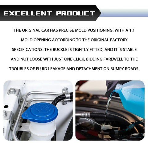 Windshield Washer Fluid Cap Replacement for Honda Civic CR-V Odyssey Accord Ridgeline ILX MDX RDX Water Tank Cover OEM 38513 SC4 672 No-Fuss Direct-Fit Cap Seals Fluid Reservoir and Keeps Dirt Out, Easy Install