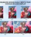 Top Tier 80 Inch Led Digital Signage Display Delivering Crisp P1.86 Pixel Quality showcasing various spliced display setups.
