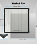 Creality honeycomb laser bed with aluminum side panel, 19.7in square, black frame and silver honeycomb surface