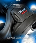 Close-up of Dual Adjustable Octopus Regulator for Scuba Diving Pro Grade Lightweight Second Stage with Side Adjustment Knob.