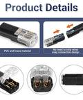 2 Pin Low Voltage Wire Connector Kit For 16 To 18 AWG Cables With Quick Disconnect And Locking Buckle design details