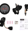 Wideband Air Fuel Ratio Gauge 52mm With LSU 4.9 Sensor AFR Lambda Controller Kit parts layout