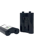Two Pack Battery And Dual Charger For Nikon EN-EL18d Cameras Z9 D4 D4S D5 D6 D850 With Adapters And Grips, Premium Grade A Cells 10.8V 3350mAh