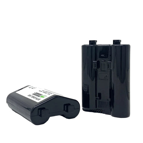 Two Pack Battery And Dual Charger For Nikon EN-EL18d Cameras Z9 D4 D4S D5 D6 D850 With Adapters And Grips, Premium Grade A Cells 10.8V 3350mAh