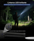 Person using Lit Gym Lighting On The Go Portable Magnetic Work Light in a forest at night