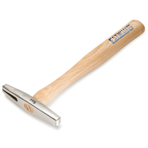 Sure Strike Tack Hammer With 5 Oz Forged Steel Head Magnetic Face And Hickory Wood Handle For Fast One Handed Tacking And Built To Last On Any Project