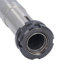 Built Tough 45 Steel Mini Lathe Spindle Replacement With 20mm Hole For MX 180D 7x12 8x14 Lathes, close-up view.