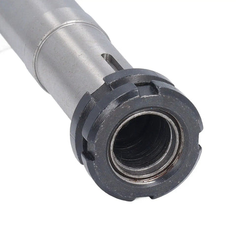 Built Tough 45 Steel Mini Lathe Spindle Replacement With 20mm Hole For MX 180D 7x12 8x14 Lathes, close-up view.