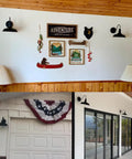 Two Pack Black Farmhouse Vanity Light Fixtures E26 Wall Lamps in hallway and porch settings