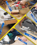 Pro Grade Circular Saw Guide Base Clamp For Straight Bevel And Rip Cuts Adjustable Milling Positioning Jig for clean wood cutting