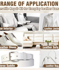 Range of applications for Leather And Vinyl Repair Kit For Furniture And Car Interiors Fix Scratches Tears Holes And Peeling
