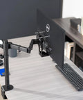 Desk setup with VESA Adapter Plate Mounting Bracket For Dell S Series Monitors S2340L S2440L S2340M S2240L S2240M Black Easy Install