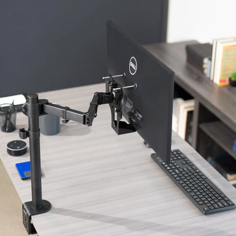 Desk setup with VESA Adapter Plate Mounting Bracket For Dell S Series Monitors S2340L S2440L S2340M S2240L S2240M Black Easy Install