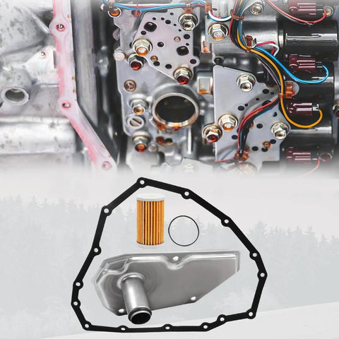Transmission Filter And Oil Pan Gasket Kit For Nissan Tiida Versa Note Sentra Suzuki Swift And Chevy Spark Replacement OE 31728 3JX0A 3JX0B 3JX0C