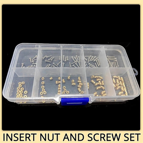 Top Shelf M2.5 Brass Threaded Inserts And Stainless Steel Screws Kit Heat Hot Melt Knurled Embedment Set For 3D Prints And Diy Mods Zero Hassle Setup Rock Solid Hold Boss Grade Metal Fasteners