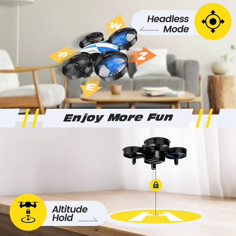 Indoor Nano Drone For Kids And Beginners With Auto Hover And Toss To Launch Circle Fly And 3D Flips Headless Mode Altitude Hold