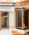 Slim Outdoor Storage Cabinet With Weatherproof Roof Wood And Metal Construction Removable Shelf Lockable Door Two Hinges Adjustable Feet Ideal Under Counter Or Balcony Storage For Small Spaces shown with measurements