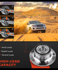 Image showing high-load capacity of a rear wheel bearing and hub assembly for Audi and Volkswagen vehicles 2005 to 2022.