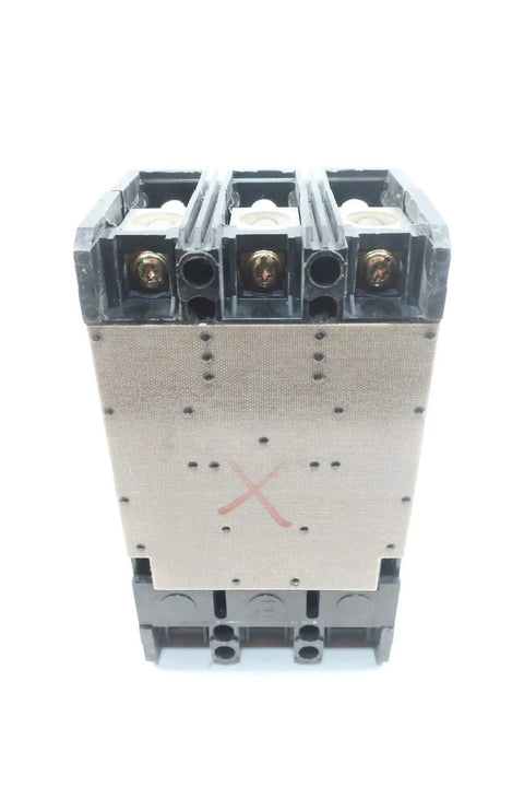 Pro Grade Heavy Duty Molded Case Circuit Breaker 3 Pole 100 Amp 600 Volt AC And 250 Volt DC with terminals and rugged design.