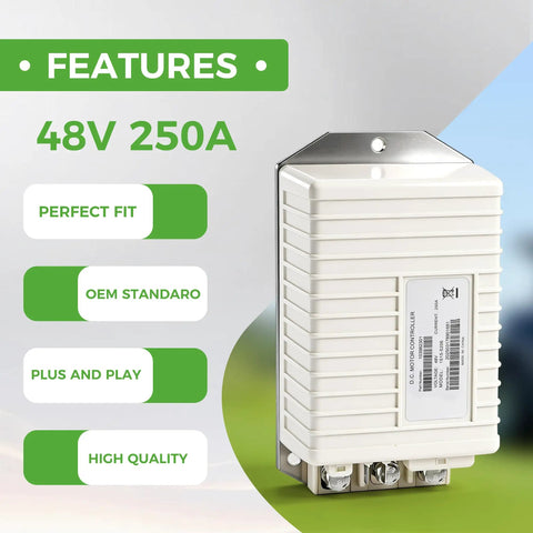 DC Speed Motor Controller For Club Car Precedent 2014-2019 Models, 48V 250A With MCOR3 Throttle, featured product image