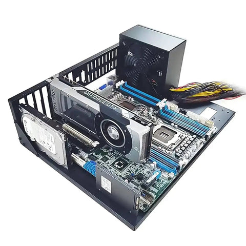 Test Bench Open Frame PC Case For DIY Builds ATX Micro ATX ITX Compatible Wide Motherboard Support Up To 305x245mm No GPU Length Limit