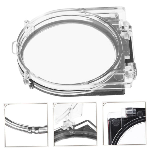 Clear Power Button Guard Cover Keeps Accidental Presses From Hitting Your PC Or Home Appliances Extends Button Lifespan