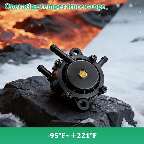 Top Shelf Gas Vacuum Fuel Pump With Filter And Supply Hose Fits Ch17 Ch25 Ch730 Ch740 25Hp To 75Hp Engines on rocky terrain.
