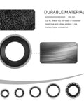 45Pcs Car AC Gasket Kit Go To AC Seal Kit For Fixing Air Conditioning Compressor Bumper Door Panel Universal O Ring Kit