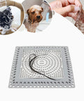 Shower Drain Hair Catcher And Strainer Cover For Stainless Steel And Silicone Drainage No Fuss Filter Trap with hair sample