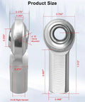 Shop Grade Stainless Steel Rod End Bearings dimensions, showing right hand female thread and precise measurements on C1045 steel.