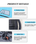 Product details image showing window design, comfort handle, and safety valve for Inflatable Surfing Wing And Wind Kite For Windsurfing And Foil Boarding.