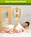 Barn Door Lock 90 And 180 Degree Zinc Alloy Hardware Sliding Lock Heavy Duty Flip Safety Latch installed on a wooden door.