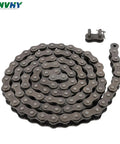 Huge 100 Roller Chain 10 Ft Kit With Connecting Links For Heavy Duty Construction Machinery And Lumber Processing Needs That Get The Job Done Fast, steel chain coil