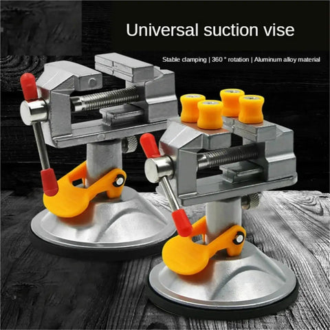 Mini Sucker Vise Two Pack For Drill Press And Workbench Handy Diy Carving Vise For Small Parts Circuit Boards Jewelry