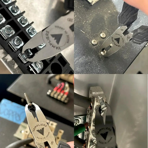 5 Inch Pro Grade Stripped Screw Remover Pliers With ESD Safe Grip Slim Non Slip High Carbon Steel Jaws used on electronics