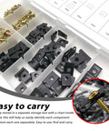 Shop Grade Automotive Screw And U Nut Clip Assortment Kit For Car Dash Door Panel Repair Heavy Duty Rust Resistant Fasteners in organizer