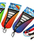 Synapse 140 Dual-Line Parafoil Kite packs with winder and lines, durable material with travel-friendly design for kids and adults