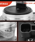 Close-up of rear wheel bearing and hub assembly with ABS for Ford Focus 2012 2018, showing beefed up heavy duty ball bearing design.