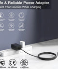 6V AC Power Adapter For Polar Care Cube 10701 Kodiak 10601 And Glacier 10901 Cold Therapy Systems Replacement Power Supply Cord D0660 Hon Kwang Plug In Class 2 Transformer shown plugged into a power strip with safety features listed.