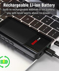 Rechargeable Pocket Digital Multimeter With Color LCD Display, Auto-Ranging 6000 Counts charging on laptop