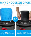 6 Pack VRC5 Filter Bags And 2 VFF51 Foam Filters Kit For Vacmaster 4 To 16 Gallon Wet Dry Vacs Replacement VRC51 Part Easy Install