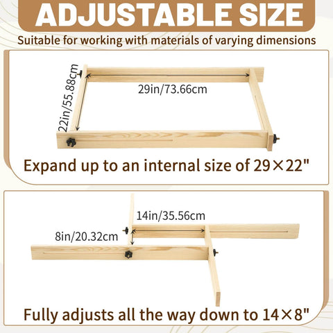 Juice Groove Router Jig With 8 Spacers, Adjustable Groove Guide For Cutting Boards Up To 22 X 29 Inches, light brown finish, top view.