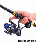 Ultralight Telescopic Fishing Rod With 24 Ton Carbon Fiber Build Portable Go To Retractable Handle CNC Reel Seat And Stainless Steel Guides