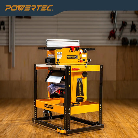 Flip Top Tool Stand With Caster Wheels, Mobile Workbench for Benchtop Power Tools, Heavy Duty Alloy Steel, 300 Pound Capacity