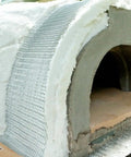 31 By 24 By 1 Inch Ceramic Fiber Blanket Insulation 6 Pound 2300F Continuous Use Temperature covering outdoor pizza oven