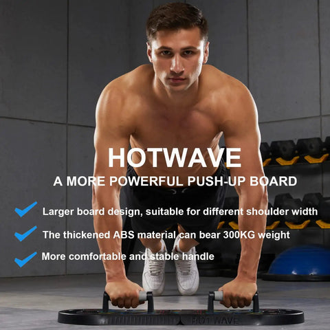 Foldable 20 In 1 Push Up Board Portable Home Gym Essential Crush Chest Shoulders Abs And Back Workouts With Color Coded Arm Positions To Build Muscle Hit Different And Get That Pump At Home