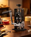 Heavy Duty Wire Stripper Machine For Copper Cable Scrap Recovery Quick Drill Mount Auto Stripping Tool, close-up on gears.